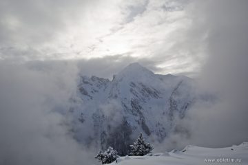 Фотографии Майрхофен – горнолыжный курорт в туманный день