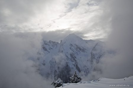 Фотографии Майрхофен – горнолыжный курорт в туманный день