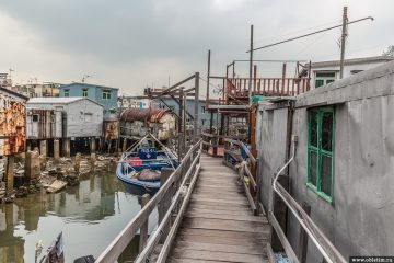 Рыбацкая деревня в Гонконге (остров Лантау)