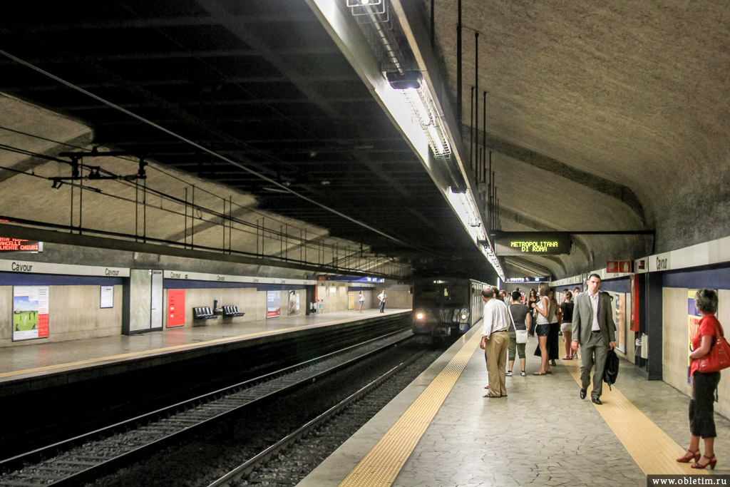 Схема метро Рим
