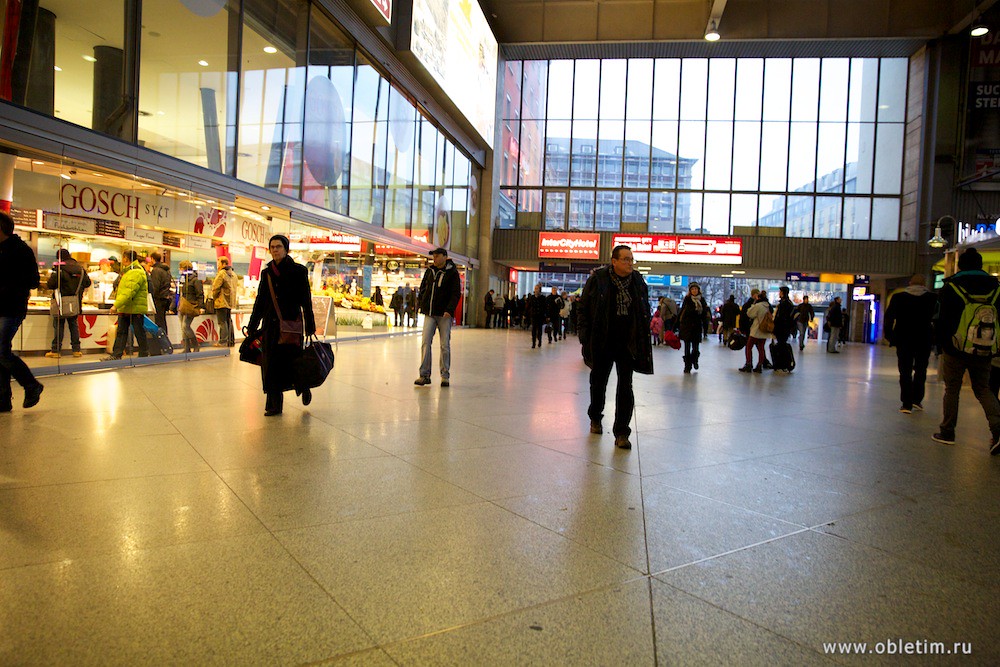 Вокзал Мюнхена Hauptbahnhof