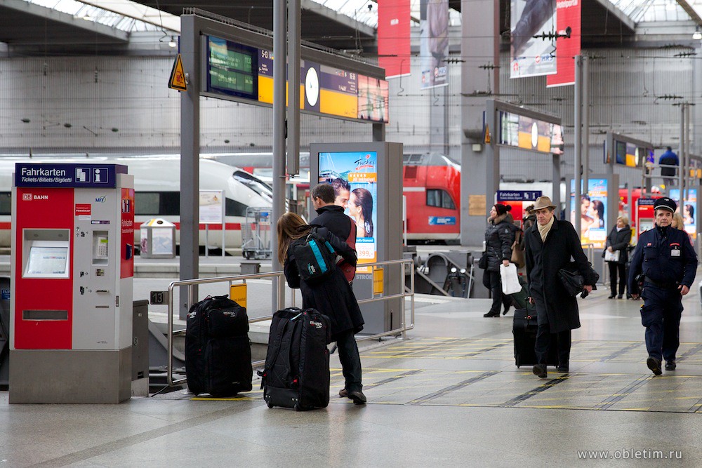 Вокзал Мюнхена Hauptbahnhof