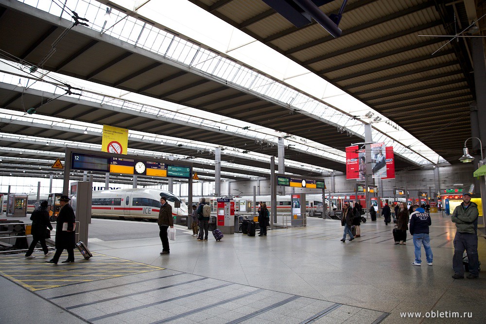 Вокзал Мюнхена Hauptbahnhof