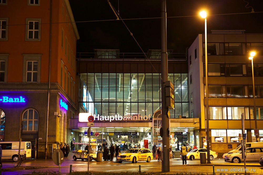 Вокзал Мюнхена Hauptbahnhof