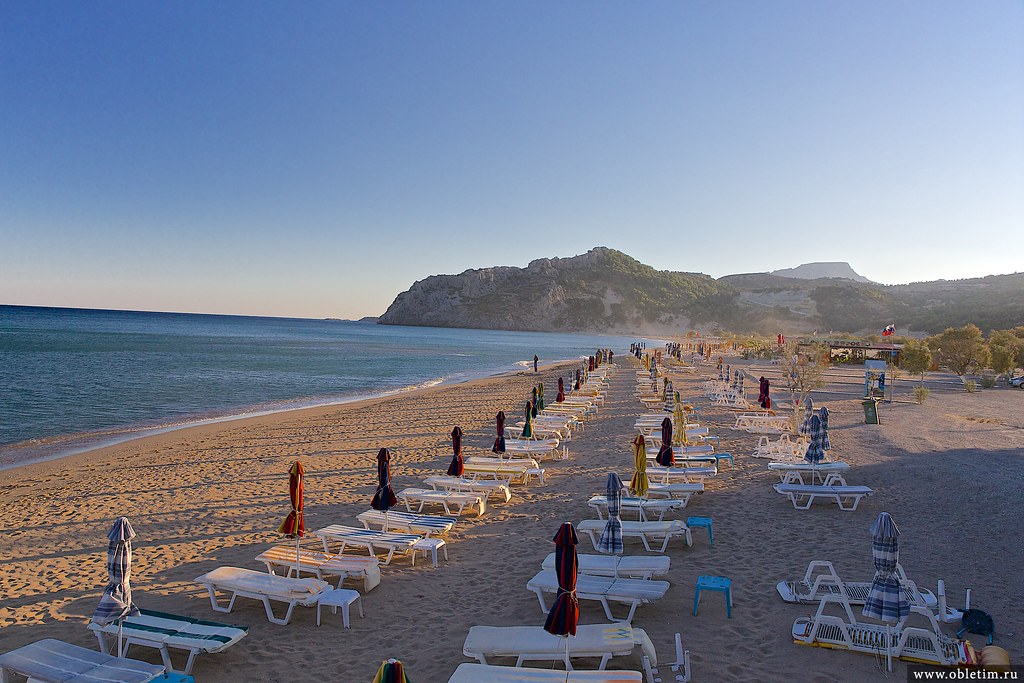 Пляж Тсамбика / Tsambika Beach