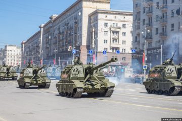 Репетиция парада Победы в Москве